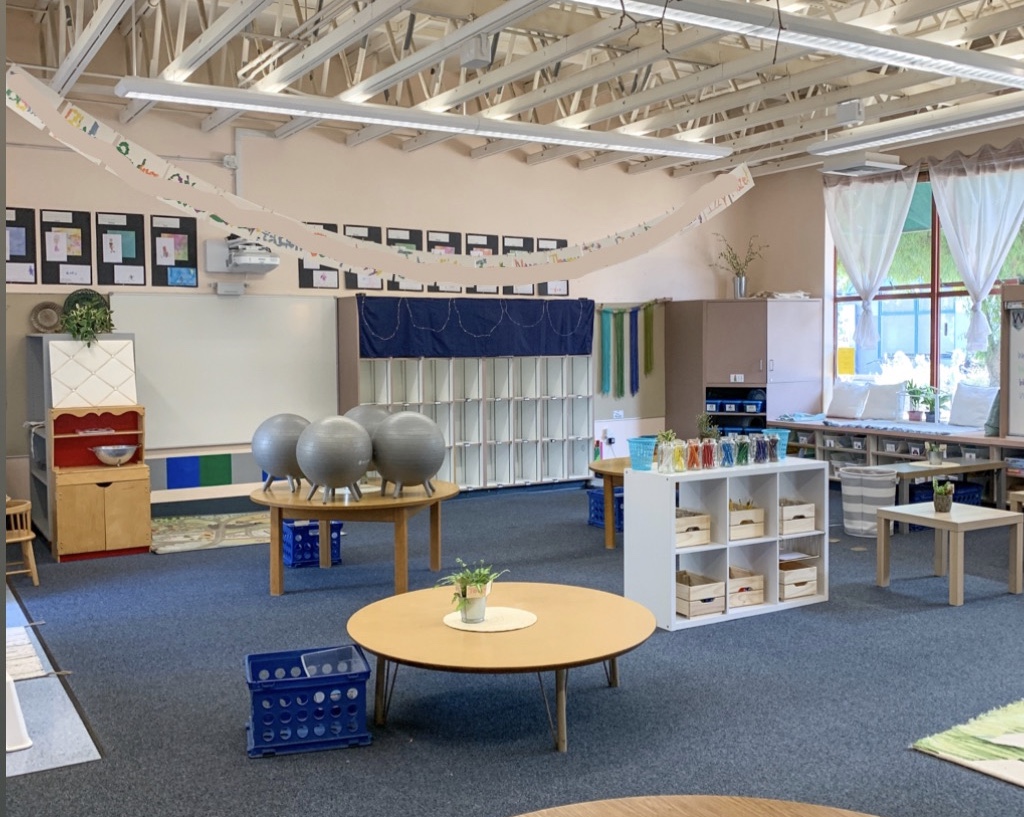 Become a Reggio-inspired classroom with neutral colors, less furniture, and wooden elements